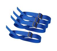 Ysyqkn 2 Piezas Cinta para Pies de Máquina de Remo Correas para Bicicleta Accesorio de Fijación de Nylon Resistente Adecuadas para Entrenamiento en Casa Y Ej, Azul 4pcs
