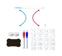 Ysyqkn 20 Piezas Tarjetas de Entrenamiento Infantil Aprendizaje de Cerebro Coordinación Motora Actividad de Papel Estimulante Adecuado para Enseñanza en, Comenzar