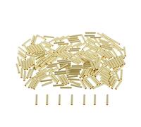 Ysyqkn 200 Conectores de Manguito de Cobre para Crimpado, Sujeción Robusta, Mayor Resistencia, Adecuados para La Fabricación de Accesorios E Instalaciones, Diámetro Interior 1.6mm