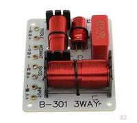 Ysyqkn 2X 150 W, Placa Divisora de Frecuencia de 3 Vías para Altavoces con Ecualizador de Y