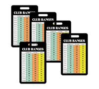 Ysyqkn 5 de Golf con Tabla de Distancias: Herramienta de Estimación de Distancias, Consejos para Golfistas Experimentados (Nivel Intermedio).