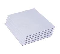 Ysyqkn 5 Láminas de Espuma Blanca para Pizarra, Ideales para Crear Paisajes, Montañas, Manualidades, Tarjetas Y, 10cmx10cmx0.5cm