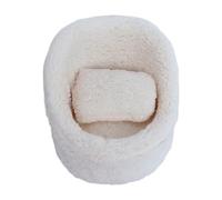 Ysyqkn Accesorios para Fotos de Recién Nacidos: Sofá, Cojín para, Elegante Decoración de Estudio, Ideal para Sesiones de Fotos, Cumpleaños Y Más, Blanco