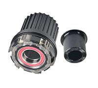 Ysyqkn Adaptador de Buje Libre para Bicicleta, Cassette, Buje de 12 Vías, Ligero, Rodamientos Sellados, Aluminio, Apto para Bicicletas de Carretera Y, 010 12s Eje pasante
