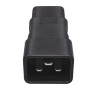 Ysyqkn Adaptador de Enchufe Profesional C20 Power Converter con Estructura Compacta Y Práctica para PDU UPS Servidor Enrutador Gabinete Y, 2 piezas