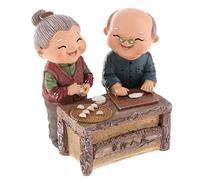 Ysyqkn Adorno de Pareja de Ancianos Felices Que Transmiten Adorno, Hacer Bola de hervida