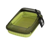 Ysyqkn Arenero Abierto para Gatos, Bandeja de Arena para Gatos, Inodoro para Gatos, Inodoro para Gatitos para Niños Pequeños, Verde