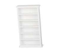 Ysyqkn Armario Miniatura para Casa de Muñecas a Escala 1:12, Mini Mueble, Decoración, Accesorio, Idea de Regalo, Mini Estante, Estante de Almacenamiento, Blanco