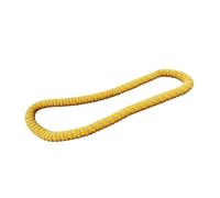 Ysyqkn Aro de Fitness con Peso, Aro Abdominal, Cubierto de Tela, Silencioso, Portátil, Entrenamiento de Primavera, para Hombres Y Mujeres, a Partir de 3 años, Amarillo