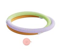 Ysyqkn Aro de Fitness con Resorte, Anillo de Ejercicio para La Cintura, Plegable, Ligero Y Suave para Un Uso Cómodo, Adecuado para El Ejercicio, Verde con 1.2 Kg