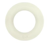 Ysyqkn Aro de Potencia de 2,2 Kg con Peso Circular para Entrenamiento de Fuerza, Aeróbicos Y Entrenamiento Básico, Color, Beige