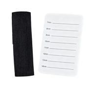 Ysyqkn Bandeja de extensión manual ligera de pestañas con correa de muñeca ajustable, para estudios, color blanco de 7 a 14 mm