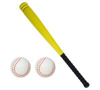 Ysyqkn Baseballs para Niños Juego Creativo Bates Pelota Set Entrenamiento Divertido Niños EVA Ligero Seguro Adecuado para Actividades Familiares, Amarillo 54cm