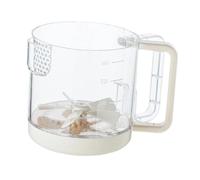 Ysyqkn Batidora Manual de Huevos para Mezclar, Herramienta de, Vertedor de Presión Manual, Filtro, Medición Precisa, Mango Cómodo, Adecuada para, Lechoso, tal como se describe