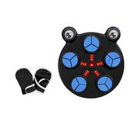 Ysyqkn Boxeo Electrónico de Pared con Alfombrilla de Luz Sensible, Fácil Instalación, Material Ligero, Adecuado para Que Los Niños Ejercicio Físico, Negro