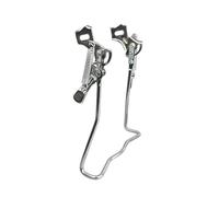 Ysyqkn Caballete Trasero para Bicicletas Cruiser, Doble Soporte para Los Pies, Estilo Retro, Dispositivo de Reparación Y Estacionamiento para Ciclistas Adult, Altura 37.5 cm