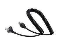 Ysyqkn Cable de Conexión Móvil, Cable Micro, Cable de Radio, Función Extensible, Conector de Repuesto, Apto para Radios.