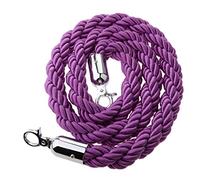 Ysyqkn Cable de Control de Acceso para Filas, Barrera, Separador de Línea, Cuerda de Terciopelo, Acabado Adecuado para Centros Comerciales, 6