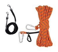Ysyqkn Cable de Sujeción para Perros con Anilla en D, Deslizamiento Suave Y Portátil para Camping, Bosques Y Parques.