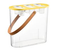 Ysyqkn Caja de Cultivo, de Cultivo, Jardinera, Contenedor Rectangular Fabricado en PP Resistente Que Garantiza Una Larga Vida útil, Adecuado para El, Amarillo