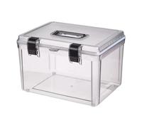 Ysyqkn Caja Protectora para Cámara, Estuche de Almacenamiento Transparente, a Prueba de Polvo, de Polipropileno, Ideal para Guardar Equipos en Tall, Sin Cerradura, 32cmx24cmx21.5cm