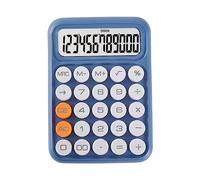 Ysyqkn Calculadora de 12 Dígitos con Pantalla, Botones Ergonómicos, Funcionamiento Preciso Y Tamaño de Bolsillo, Ideal para Finanzas, Oficina, Et, azul profundo
