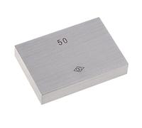 Ysyqkn Calibrador Dimensional de Acero, Cuerpo de Medición, Bloque de Ajuste, Bloque Paralelo, Resistente Al Desgaste, Mecanizado de Precisión con Número de, 50mm
