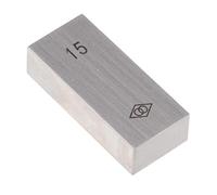 Ysyqkn Calibrador Dimensional de Acero, Cuerpo de Medición, Bloque de Ajuste, Bloque Paralelo, Resistente Al Desgaste, Mecanizado de Precisión con Número de, 15mm