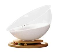 Ysyqkn Cama Cápsula para Gatos, Hamaca para Gatos, Cama de Acrílico Transparente con Bandeja Interactiva, Estructura de Madera para Gatos de Interior, Regalo, Wood with Mat L