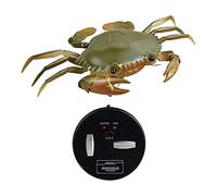 Ysyqkn Cangrejos RC, Juguete Animal, Vehículo de Control Remoto, Coche Eléctrico, Broma de Miedo, Simulación Realista, Adecuado para Niños Y Niñas, Accesorio, Verde