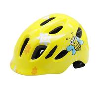 Ysyqkn Casco de Bicicleta Infantil, Casco Protector para Bicicleta, Accesorio Infantil, Casco de Bicicleta Transpirable Y Cómodo, Material PC, Amarillo
