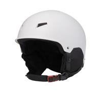 Ysyqkn Casco de Esquí, Casco de Snowboard, Casco Protector para Deportes de Nieve, Ajustable, Ventilación Mejorada, Carcasa Robusta, Almohadillas Térmicas Pa, Blanco, M