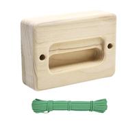 Ysyqkn Climbing Hangboard Tabla para Escalada Panel de Madera con Holds para Dedos Fortalecimiento Manual Diseño Compacto para Uso en Hogar Oficina Gimnasio