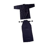 Ysyqkn Conjunto de Uniforme Japonés de Kendo, Ropa de Judo, Kimono Japonés para Hombres Y Mujeres, Azul y Azul, 165cm