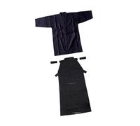 Ysyqkn Conjunto de Uniforme Japonés de Kendo, Ropa de Judo, Kimono Japonés para Hombres Y Mujeres, Azul y Azul, 160cm