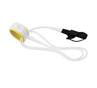 Ysyqkn Correa para Tabla Giratorio Doble de Metal para Stand Up Paddleboarding, Muñequera Ergonómica de Neopreno Y Material TPU, Adecuada P, Blanco Leche 6 pies