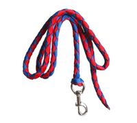 Ysyqkn Cuerda de de Alta Resistencia con Mosquetón, Ideal para Entrenar Caballos, Perros U Ovejas, 2m Rojo y Azul