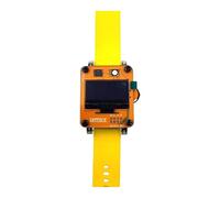 Ysyqkn Deauther Smartwatch - Placa de desarrollo de redes de prueba de relojes inteligentes para desarrolladores, color amarillo