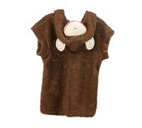 Ysyqkn Disfraz Animal Cosplay para Niños Traje Suave de Peluche para Imaginación Creativa Ropa de Niñas Y Niños para Fiestas Temáticas Cómoda Y Fácil, Vientre Beige