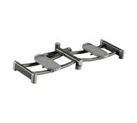 Ysyqkn Entrenador Muscular Interno del Muslo, Abrazadera de Pierna Multifuncional de Tubo de Acero para Entrenamientos en Casa, Gris sin apoyabrazos