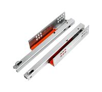 Ysyqkn Fácil Instalación de Cierres Suaves de Alta Resistencia para La Instalación de Rieles Inferiores de Cajones Deslizantes de 2 Piezas/piezas en Cómodas, Longitud 35 Cm