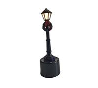 Ysyqkn Farola en Miniatura, Maqueta de Ferrocarril, Farol para Exteriores, Elemento Decorativo Práctico Adecuado para Escenas, Sola Cabeza