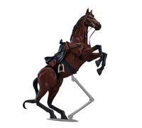 Ysyqkn Figura de Caballo, Juguete Educativo, Adorno, Estatua, Simulación Animal, Modelo de Caballo para Casa de Muñecas, Decoración DIY, Escritorio, MarrÓn