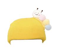 Ysyqkn Funda Ajustable para Casco, Forro Suave de Invierno, Protector Elástico para Casco, Accesorio Decorativo para Casco, Amarillo