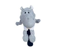 Ysyqkn Funda Divertida para La Cabeza de Un Palo de Golf, Accesorio Protector de Repuesto, Diseño único, Ideal para Aficionados, Regalo Familiar O Decoración, Hipopótamo Gris