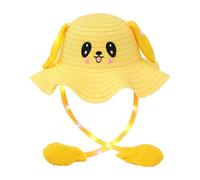 Ysyqkn Gorro de Infantil con Luces, Sombrero de Verano a La Moda para El Y Fiestas de Vacaciones, Amarillo, universal