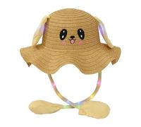 Ysyqkn Gorro de Infantil con Luces, Sombrero de Verano a La Moda para El Y Fiestas de Vacaciones, Caqui, universal
