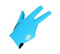 Ysyqkn Guante de Billar Derecho Guante de Guante de Snooker de 3 Dedos Guante Elástico Ligero con Regulable Se Adapta a Mano Derech, Azul