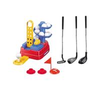 Ysyqkn Infantil con Accesorios Retráctiles, Minigolf con Pelotas Y Banderas, de Pelotas Y Tees para Entrenar La Coordinación.