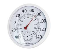 Ysyqkn Instrumento Climático Portátil para El Hogar Y La Oficina:, Higrómetro, Indicador de Humedad Y Temperatura para Uso en Interiores Y Exterio, Blanco